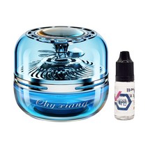 감성플랜 태양열방향제 20ml 대용량 프로펠러 회전 방향제, 로즈골드, 다우니에이플프래쉬