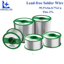 무연납 실 납 전기 납땜용 무연 로진 코어 솔더 와이어 용접 와이어 납땜 인두용, 99.3-sn 0.8mm 50g, 03 99.3-Sn 0.8mm 50g