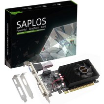 SAPLOS GeForce GT730 그래픽 카드 2GB DDR3 64비트 PCIExpress 2.0 x8 DirectX 11 DVI-IHDMIVGA 컴퓨터 게이밍 PC용 GPU 데스크탑 비디오 카드 로우 프로파일