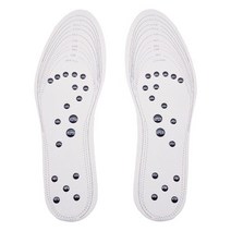 upmake 18 자석 남여 자기 치료 마사지 안창 발 지압 신발 패드 치료 체중 감량을위한 슬리밍 안창, 하얀, 한 사이즈 eu 35-45