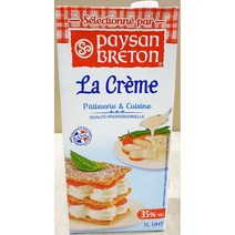 휘핑크림(페이장브레통 동물성35% 1k) 업소용, 1