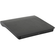 Kafuty 1 외장 DVD 드라이브 인클로저 슬림 USB 3.0 SATA 광학 휴대용 9.5mm RW CD ROM 노트북 디스크 인클로저블랙, 블랙.
