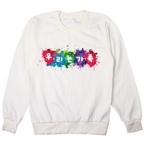 빈스패밀리 물감놀이 가족티 맨투맨 패밀리룩 단체티