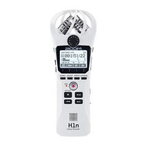 ZOOM H1N 휴대용 보이스레코더 ASMR 핸디 녹음기 마이크 디지털레코더 화이트, 하얀색, 하얀색