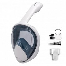 JFH949883스노클링 물놀이용품 화이트 아쿠아 마스크 스노쿨링, KS20-A1성인용-화이트-LXL