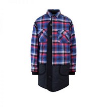 Sacai 체크 셔츠 퀼팅 자켓
