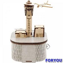 ForU683 오르골 목재 입체퍼즐 영공방 인천국제공항 거북선모형 시리즈 나무블럭, 상세페이지 참조, 상세페이지 참조