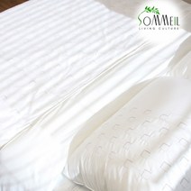 쏘메일 새틴 스퀘어자수 홑겹이불 베개세트 Q