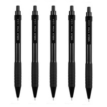 밀룩스 니들 0.7mm 검정심볼펜, 1개입, 검정색