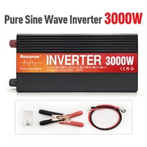 자동차 인버터 3000W 순수 사인파 인버터 DC 12V 50Hz 변압기 태양광 오프 그리드 자동차 가정용 발전소, 01 3000W