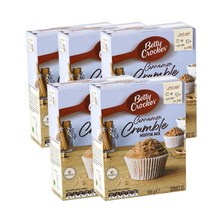베티크로커 시나몬 크럼블 머핀 믹스 500g Betty Crocker Cinnamon Crumble Muffin Mix, 5팩