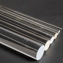 아크릴봉 투명막대 밀대 투명 아크릴 퍼스펙스 원형 막대 2mm 350mm, 25x500mm 1pc
