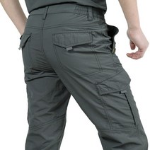 스판카고바지남자 남자스판바지 일자바지 남성 경량 전술 바지 통기성 여름 캐주얼 육군 군사 긴 바지 남성 방수 빠른 건조 카고 바지