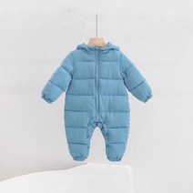 리나베베 아기 곰돌이 패딩 우주복