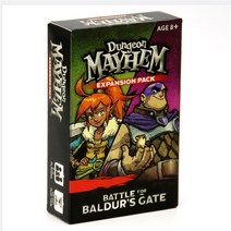 던전 메이헴 던전 혼돈 영어 판 baldur39s gate family fun 대화형 파티 카드 게임을 위한 체스 보드 선물, 연한 초록색