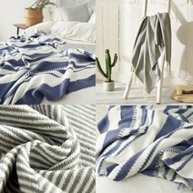 헤링본 스트라이프 니트담요 차박 캠핑 블랭킷 쇼파이불 무릎러그