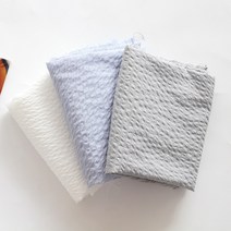 천아트 리플 지지미원단 폴리 샤커리플 무지 3color(ss797), 블루