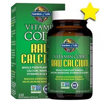 가든오브라이프 로 칼슘 Calcium 120캡슐, 60, Raw Calcium