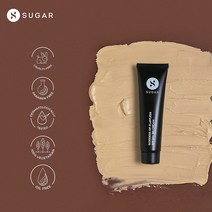 SUGAR Cosmetics Goddess Of Flawless SPF30+ BB 크림 - 55 아메리카노 (미디엄 딥) 롱래스팅 경량 포뮬라 297198, 07 Vanilla Latte (Fair)