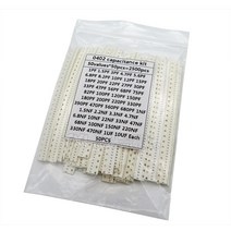 캐패시터 슈퍼캐패시터 자동차전압안정기 0402 SMD 세라믹 커패시터 모듬 칩 샘플 1pF 50 값 50PCs 2500PCs