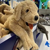 이케아 강아지 골든 리트리버 플러시 인형 애착인형, 70cm
