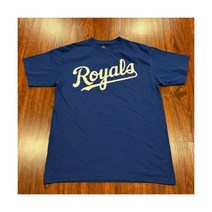 마제스틱 유스 캔자스 시티 로열스 블루 저지 셔츠 라지 L MLB 야구 소년