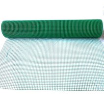 PVC 코팅망 울타리망 사각 크림프망 철망 발코니, 높이1.2m 두께1.2 구멍1.5cm 길이6m
