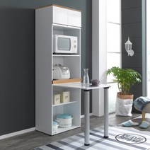 바로방가구 세미 1800 키큰 속깊은 광파 주방 밥솥 밥통 식탁렌지대, 오크