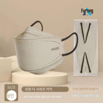 K95 일회용 4 층 물고기 입 마스크, 4 층 보호 