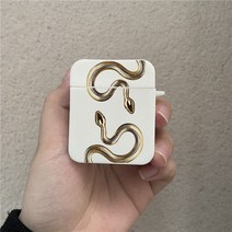 셀프점빼기 점빼는기 가정용점빼기 럭셔리 골드 뱀 케이스 에어팟 프로 3 2 1 Pro2 패션 드래곤 블랙 무선 블루투스 이어폰 충전 상자 커버, [01] For Airpods 1 2, [03] Style 3