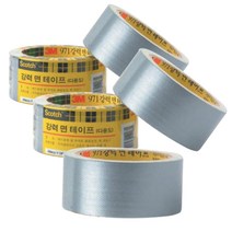 3M 스카치 강력 다용도 회색 면 테이프 46mm x 10m, 5개