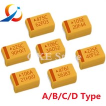 터보 차져 AB C D E 타입 탄탈럼 커패시터 6., 67 E 6.3V1000UF