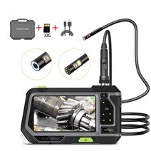 TESLONG NTS500 5.0인치 LCD 화면 5.5mm 듀얼 렌즈 내시경 카메라 1080p HD, 5.5mm 듀얼 렌즈 1m, 1개