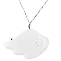 휴대용 공기청정기 목걸이형 음이온 미니 Personal Wearable Air Purifier Necklace USB Mini Portable Fre, 01 WHITE