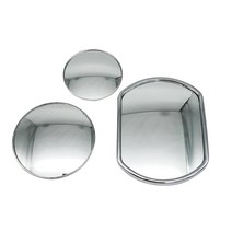 차량용 보조미러 SUV 트럭 (75mm 95mm 105mm) 개당판매, 원형미러3 3/4인치-95mm(1개)