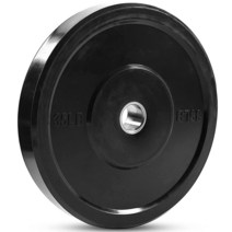 JFIT 주철 올림픽 바벨용 5.1cm(2인치) 그립 플레이트 플레이트 2개 세트 11.3kg(25파운드), 35 LB SINGLE, RUBBER BUMPER PLATE