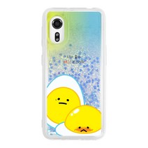 엑스커버5 G525 유스픽 디자인 글리터 아쿠아 케이스