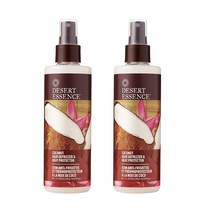 데저트에센스 코코넛 헤어 디프리저 & 히트 프로텍터, 237ml, 2개