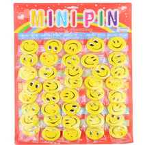 40P 스마일뺏지 3cm/4.5cm 뺏지 스마일뺏지 뱃지 브로치 와펜 스마일뱃지 스마일핀 스마일브로치 스마일와펜 버튼뱃지 배지 악세사리뺏지