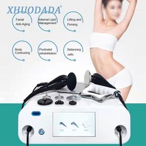 얼굴리프팅마사지기 부항 마사지 레트 물리 치료 기계 Tecar Khz 인디바 고주파 장치 휴대용 디아테미아 프로 무게추 감소, 7.220V - 미국 플러그