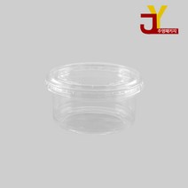 117파이 델리용기 평뚜껑 세트 12온스 500개 과일컵 머핀 샐러드 용기 컵과일