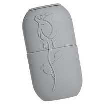 GHSHOP 얼굴용 아이스 롤러 콜드 마사지 롤러 마사지 도구 아이스 몰드 스킨 케어 도구 목 눈용 페이셜 아이스 롤러, 회색, 6.2x4.1x11.4cm, 실리콘