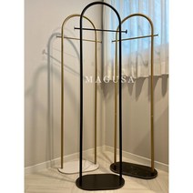 북유럽 감성 골드 철제행거 인테리어 슬림행거 150cm 170, 골드&화이트, 아치형