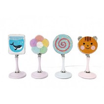 워라블 취미키트 보석십자수 스탠드 접이식 거울 만들기 세트 DIY 비즈, 꽃