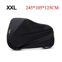 ATV 대형 오토바이 바이크 방수커버 스쿠터 덮개 오토바이 커버 자전거 올 시즌 방수 방진 UV 보호 범용 야, 04 2XL 245x105x125