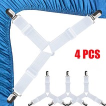 조절 가능한 침대 시트 홀더 매트리스 커버 소파 쿠션 클립 프레임 패스너 4 개