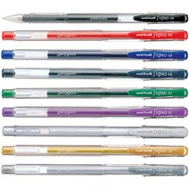 유니 유니볼 시그노 스탠다드 볼펜 UM-100 낱개 필기, 0.5 레드