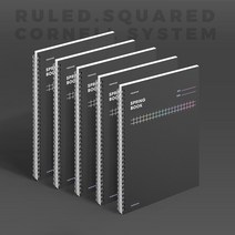 스프링북 컬러칩 - 다크호스 5EA (스퀘어드)