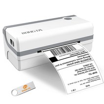 Rongta 라벨 프린터 열 배송 4x6 소규모 비즈니스용 아마존 UPS FedEx Etsy Shopify 등 지원 윈도우 및 맥 OSRP420, Grey