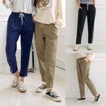 앤더데이 베넷 버튼포인트 코튼팬츠